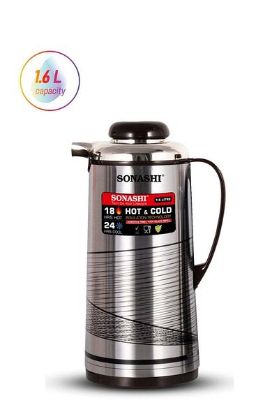 sonashi 1.6L Vacuum Flask for Hot & Cold Beverages