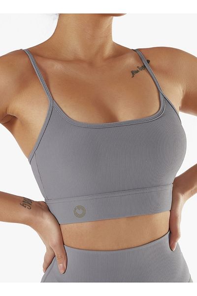 KAWN YOGA Womens Square Neck Sports Bra
