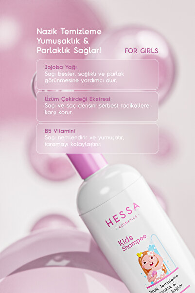 Hessa Nazik Temizleme-yumuşaklık Kız Çocuk Şampuanı