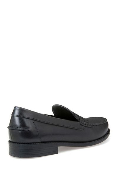 Geox Black Damon Leather Men's Loafer - U641zb00043c9999