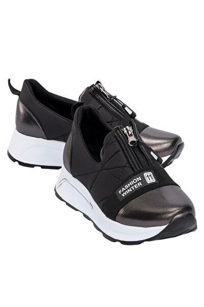 Celira Pantofi sport pentru femei Platinum confortabili cu fermoar