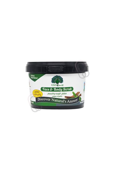 EXA Axa Licorice Face and Body Scrub 400g