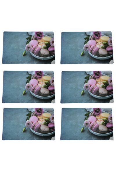 PUFO Set suporturi pentru farfurii pentru servirea mâncării, model Pufo Love ...