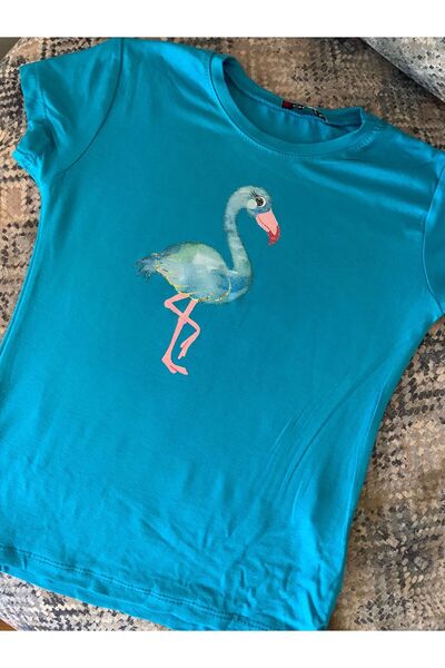 LADİJİTAL BASKI ÇÖZÜMLERİ Παιδικό μπλουζάκι σε χρώμα γκλίτερ