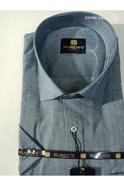 RUBENS GÖMLEK класична сорочка з короткими рукавами та однією кишенею