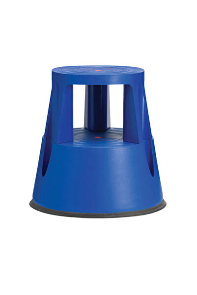 Karlobi Mavi Tekerlekli Tabure - | Kaydırmaz | - | Basamaklı | - | Devrilmez |