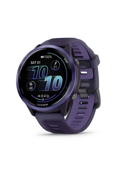 Garmin Forerunner® 570 – 47mm, Indigo Aluminium with Translucent Imperial Purple/Indigo Band