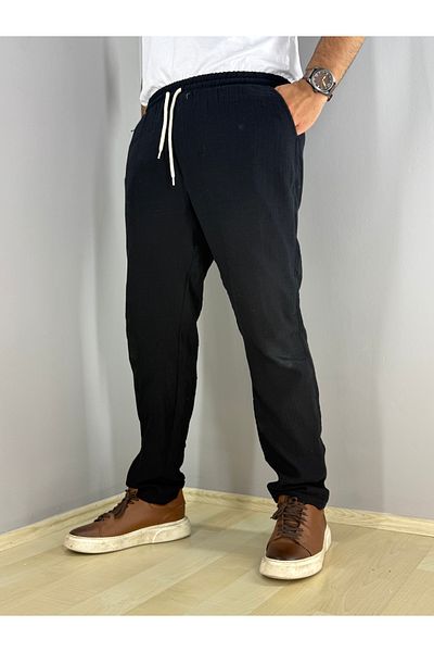 MARESHAL Muslin Trousers Black Color