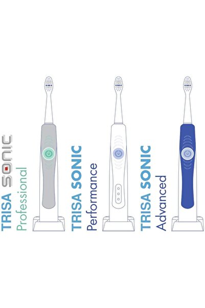 Trisa Sonic Medium Toothbrush Refill, 2 Pieces