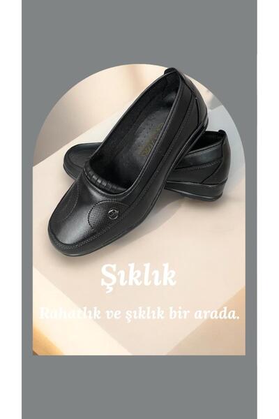 Ayakkabı Bahçesi Tam Ortopedi Siyah Topuk Dikenine Özel Jel Taban Taban Her M...