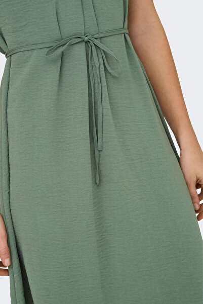 JDY Women's Jdydivya Waist Midi Dress 15350728 Green