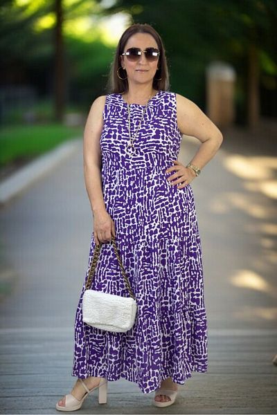 yagmurberen Japanese Sleeveless Robes with Fluffy Intermediate Length Plus Size Cotton Viscose Dress