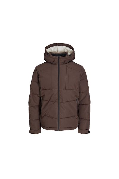 Jack & Jones Ανδρικό casual παλτό Jack Jones Jcootis Sn 12239001 -SEAL-BROWN Καφέ
