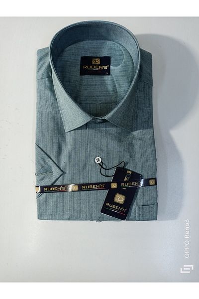 RUBENS GÖMLEK Classic Short Sleeve Single Pocket Shirt