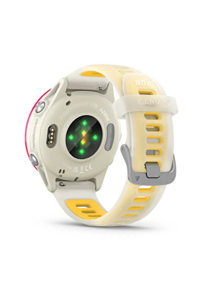 Garmin Forerunner 570 GPS running watch, charge/data cable, documentation