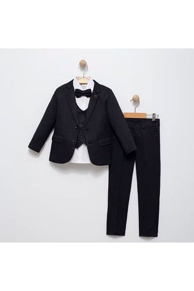 Terry Boy's Tuxedo Suit with Jacket / Jacket, Pants, Waistcoat, Shirt and Bowtie