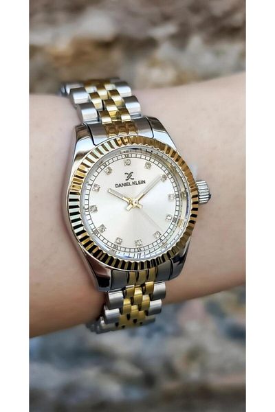 Daniel Klein Minimal Stone Design Women's Wristwatch