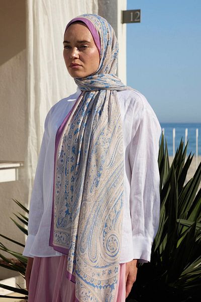 Qef Deluxe Summer Shawl Noa Powder