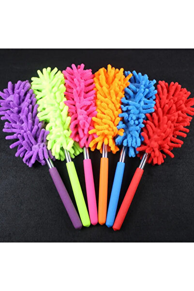 EVİMA (1 bucată) Mop pentru praf cu ciucuri subțire elastic cu vârf din micro...