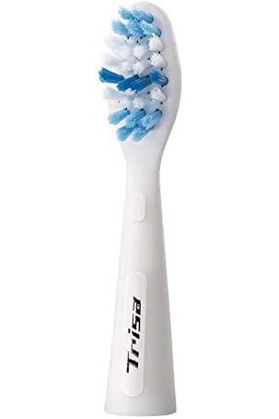 Trisa Sonic Medium Toothbrush Refill, 2 Pieces