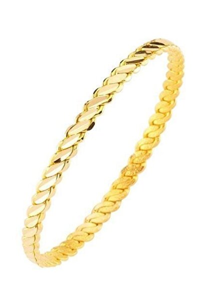 22 Ayar Altın İşçiliksiz 20 Gram Üçlü Burma Bilezik