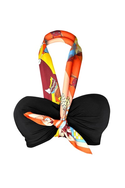 Bolder Nil Foulard Yellow&Orange Scarf