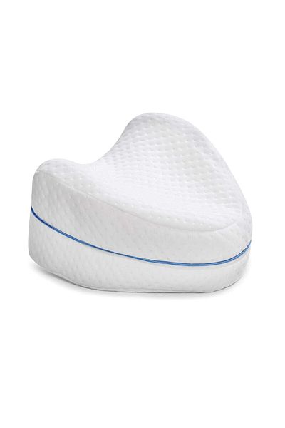 MACVI Perna separatoare pentru picioare si genunchi Macvi® din spuma cu memorie, 21x23x11.5cm, alb