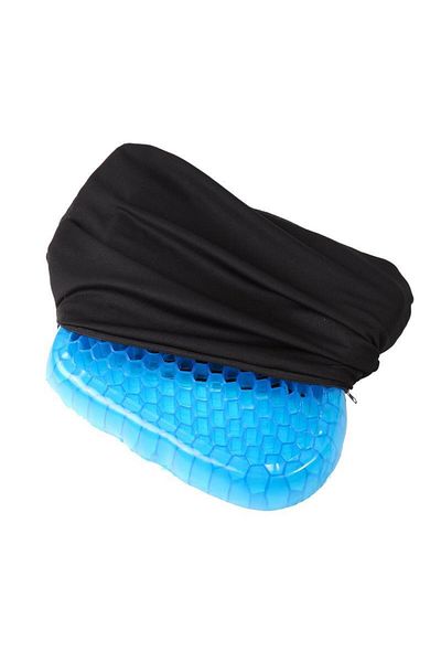 MACVI Perna pentru scaun Egg Sitter Macvi® din gel cu memorie, albastra