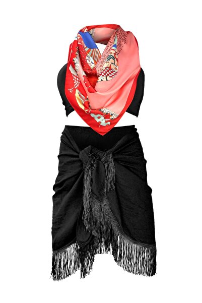 Bolder Nil Foulard Aqua&Narcissus Foulard Scarf