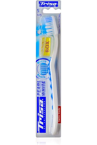 Trisa Trisa Pearl White Soft Toothbrush, Assorted