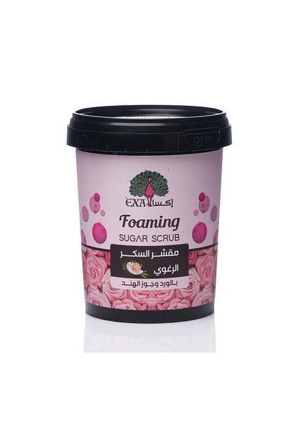 EXA Axa Rose & Coconut Foaming Sugar Scrub 500g