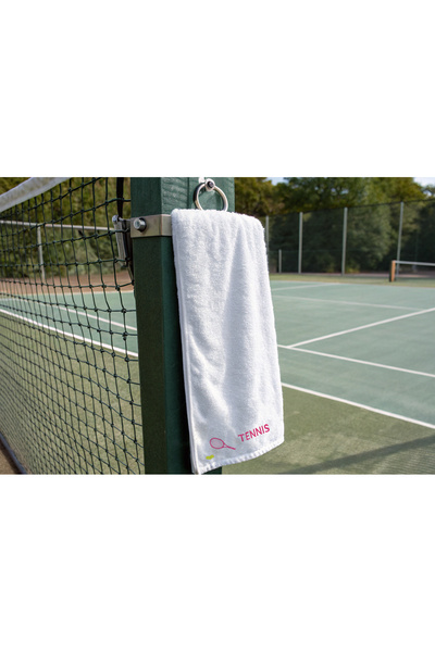 Klotho MAIA Tennis Embroidered Bath Towel 100% Cotton 70X140 cm