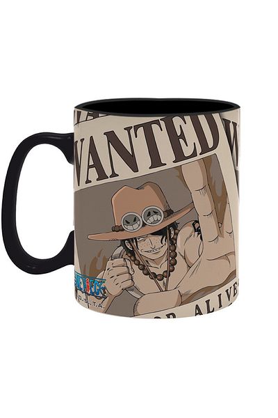 MECKSA Anime Wanted Coffee Black Mug Tea Cup 11 Oz