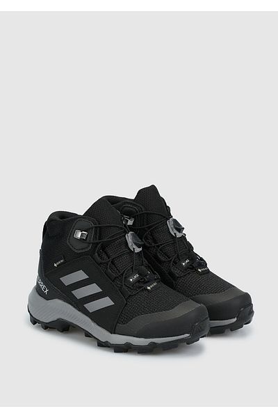 adidas Μαύρες Unisex παιδικές μπότες εξωτερικού χώρου IF7522 TERREX MID GTX K