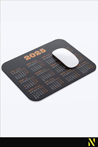 nilizma 2025 Календар Цветна ергономична подложка за мишка с неплъзгаща се повърхност, идеална за използване у дома и в офиса
