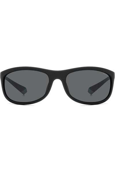 Polaroid PLD 2154/S O6W/M9 Men's Polarized Sunglasses, Black, Rectangular, 64 mm
