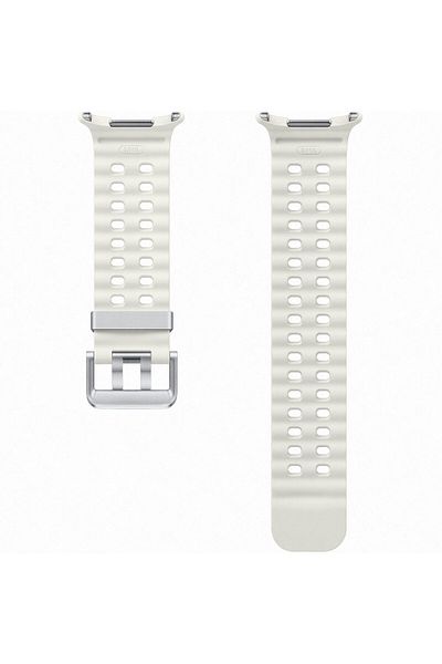 Samsung Samsung Marine Band smartwatch strap for Galaxy Watch Ultra, White Sand