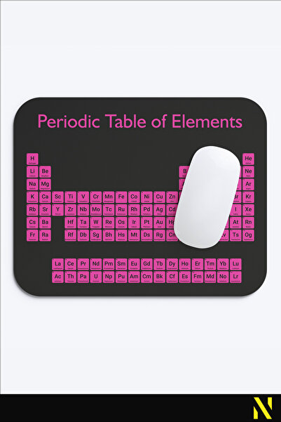 nilizma Mousepad ergonomic cu model din tabelul periodic, bază anti-alunecare, pentru uz casnic și la birou.