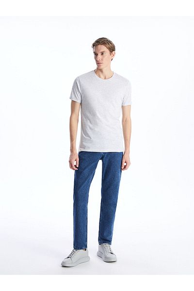 LC Waikiki Crew Neck Combed Cotton Men's T-Shirt