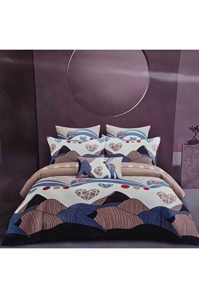 Kotonia Home Lenjerie intimă fină din satin cu elastic, XXL - Model geometric...