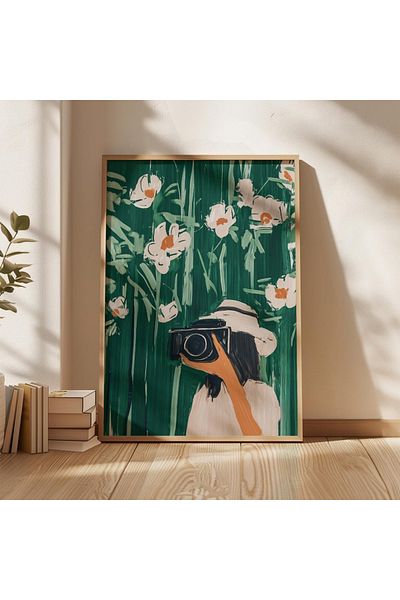 Dekorsiahome One Piece Wooden Frame Living Room Hall Kitchen Table Tk0461