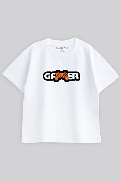 MARKOLL Παιδικό μπλουζάκι με στάμπα Gamer 5-12 Years Oversize