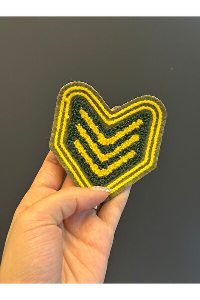 Gönülden Tasarım Tkano APLIKACIJA ZA ŠIVANJE ORUŽJA EPAULET 9X8 CM