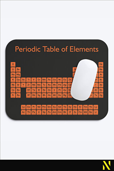 nilizma Mousepad ergonomic cu model din tabelul periodic, bază anti-alunecare, pentru uz casnic și la birou.