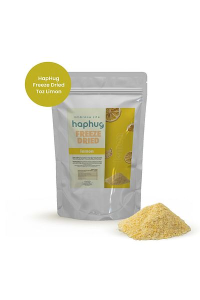 HapHug Freeze Dried Powder Lemon - 200 Gr Wholesale Package