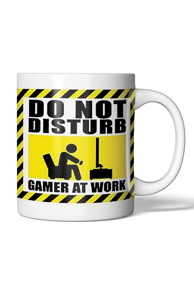 MECKSA Do Not disturb Gamer at Work Coffee Mug 11 oz