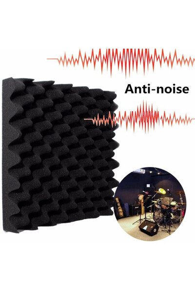 OEM Burete acustic și izolator fonoabsorbant pentru studio / home cinema, autoadeziv, 100x100x5 cm