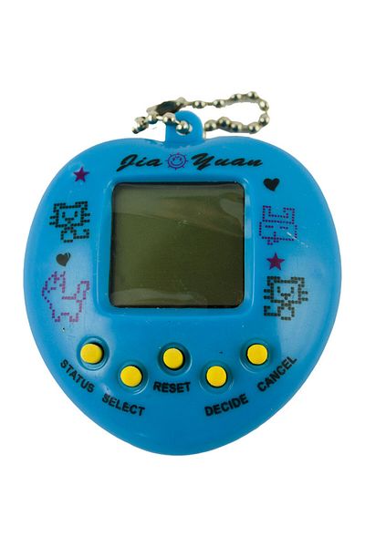 kik Joc Electronic Interactiv Tamagotchi, 49 Jocuri, In Forma De Inima, 5 Ani , Albastru