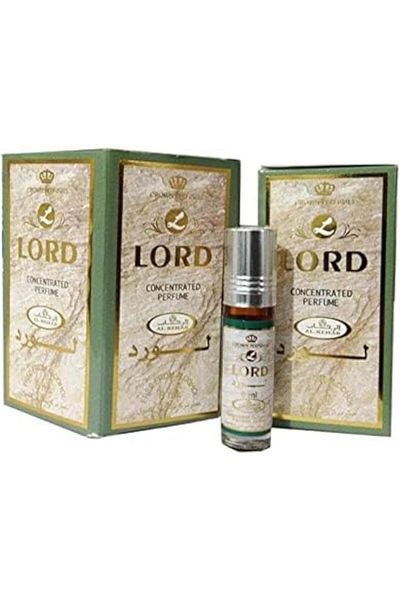 ALREHAB Al Rehab Lord perfume oil roll on 6 ml 6 pieces