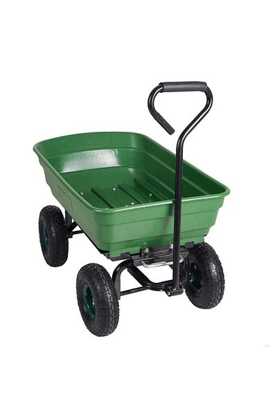 OEM Garden cart, maximum load 300 kg, foldable bucket, long handle with non-slip sponge